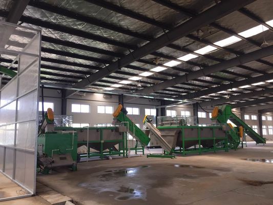 1000kg/h PE που η πλύση συντριβής ταινιών και ανακύκλωση της μηχανής