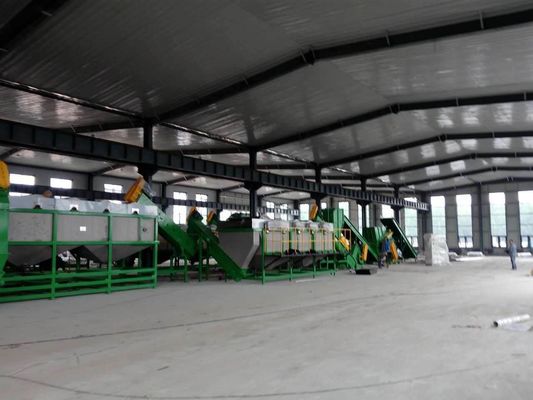 1000kg/h PE που η πλύση συντριβής ταινιών και ανακύκλωση της μηχανής