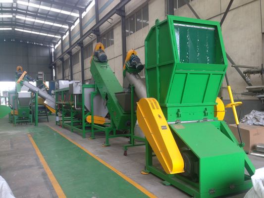 300kg/h, 500kg/h, HDPE 1000kg/h συντριβή μπουκαλιών και πλυντήριο