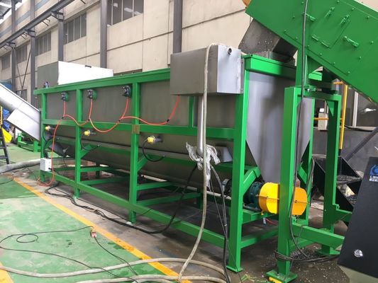 300kg/h, 500kg/h, HDPE 1000kg/h συντριβή μπουκαλιών και πλυντήριο