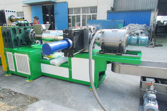 Διπλή πλαστική Granulator βημάτων γραμμή για την τσάντα έγχυσης