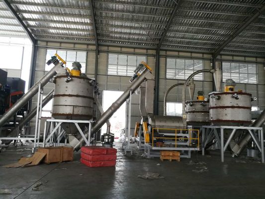 1000kg/h PET που ανακυκλώνει τη μηχανή/τη γραμμή πλύσης νιφάδων εγκαταστάσεων/κατοικίδιων ζώων ανακύκλωσης μπουκαλιών κατοικίδιων ζώων, πλαστική γραμμή ανακύκλωσης