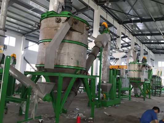 γραμμή πλύσης νιφάδων της Pet μπουκαλιών 1000kg/H 2000kg/H Pet