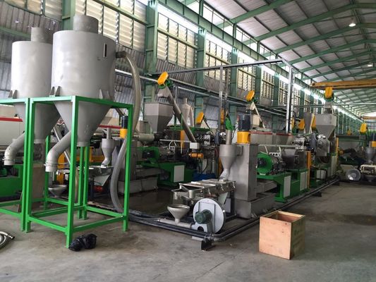 Διάμετρος 300kg/h 160mm βιδών πλαστική κοκκοποιώντας γραμμή