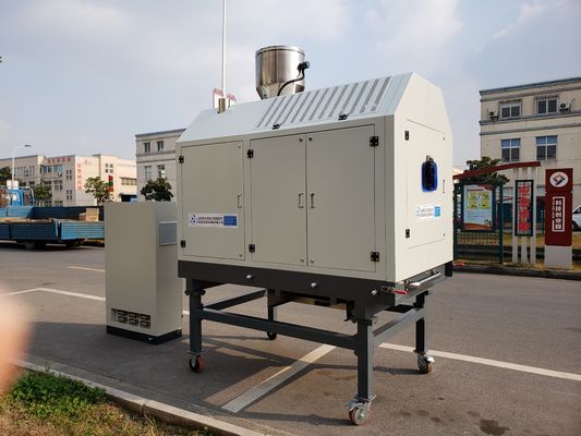 Υπέρυθρος στεγνωτήρας της PET για monofilament κατοικίδιων ζώων το νήμα που κατασκευάζει τη μηχανή, 50ppm, 20mins που, εξωθητής σκουπών της PET