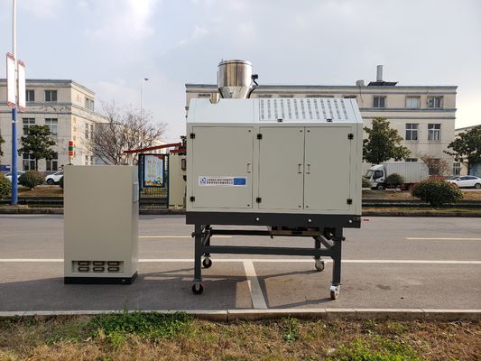 Υπέρυθρος στεγνωτήρας της PET για monofilament κατοικίδιων ζώων το νήμα που κατασκευάζει τη μηχανή, 50ppm, 20mins που, εξωθητής σκουπών της PET
